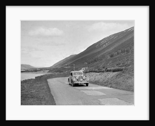 SS Jaguar of CL Bembridge competing in the RSAC Scottish Rally, 1936 by Bill Brunell
