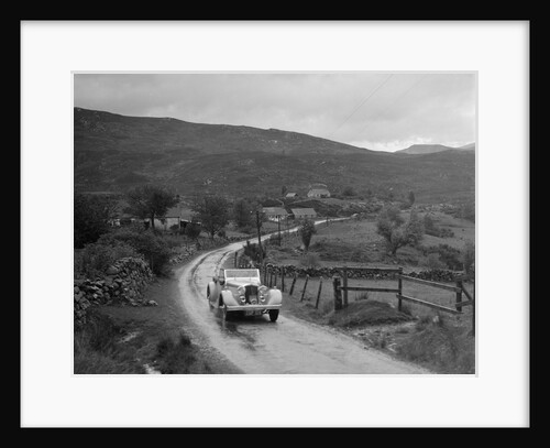 Talbot of D Melvin competing inthe RSAC Scottish Rally, 1936 by Bill Brunell