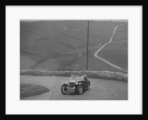 MG TA of WC Reid competing in the RAC Rally, 1939 by Bill Brunell