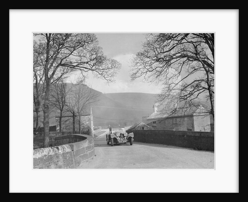 SS Jaguar 100 of Mrs IW McLennan competing in the RAC Rally, 1939 by Bill Brunell