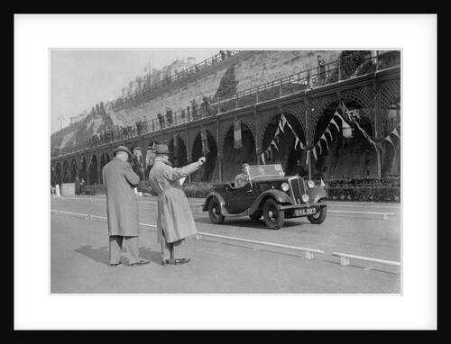 Morris open 2-seater of MC Browning on Madeira Drive, Brighton, RAC Rally, 1939 by Bill Brunell