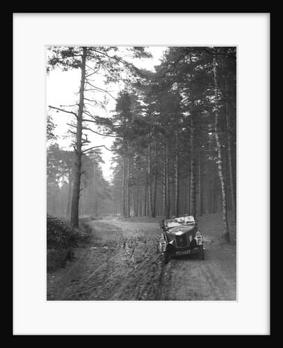 AC taking part in a JCC motoring trial, Surrey, c1920s by Bill Brunell
