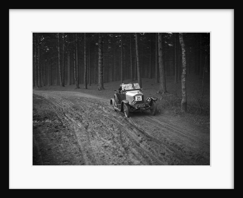 Mercury taking part in a JCC motoring trial, Surrey, 1920 by Bill Brunell