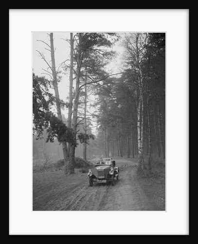 GWK taking part in the JCC General Efficiency Trial, Oxshott Woods, Surrey, 1923 by Bill Brunell