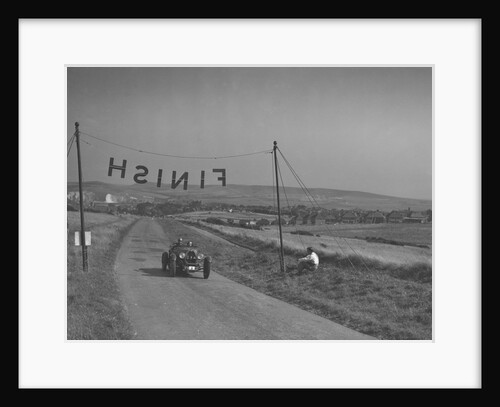 Bugatti Type 43 of AF Walsham competing in the Bugatti Owners Club Lewes Speed Trials, Sussex, 1937 by Bill Brunell