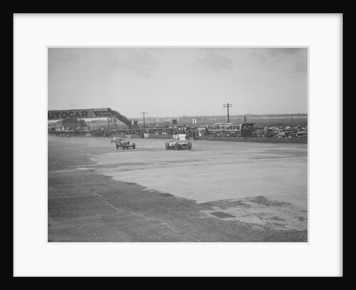 Thomas Special of Harold Purdy and OM of Henken Widengren, BRDC 500 Mile Race, Brooklands, 1931 by Bill Brunell