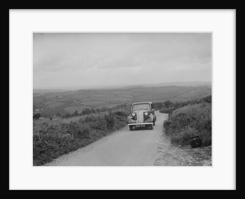 Vauxhall saloon of KFA Walker competing in the MCC Torquay Rally, 1938 by Bill Brunell