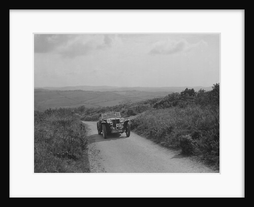 MG TA of JL Lutwyche competing in the MCC Torquay Rally, 1938 by Bill Brunell