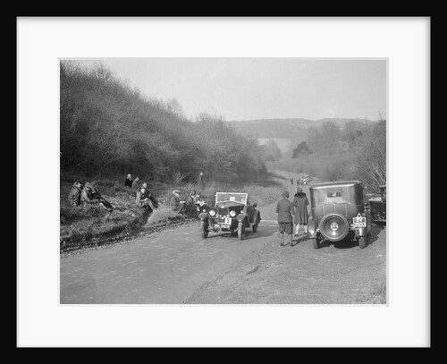 Riley open 4-seater tourer at the JCC Half-Day Trial, Ranmore Common, Dorking, Surrey, 1930 by Bill Brunell