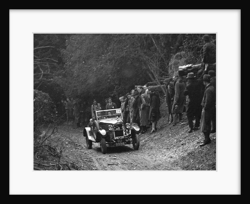R Peaty's Singer open 4-seater tourer competing in the JCC Half-Day Trial, 1930 by Bill Brunell