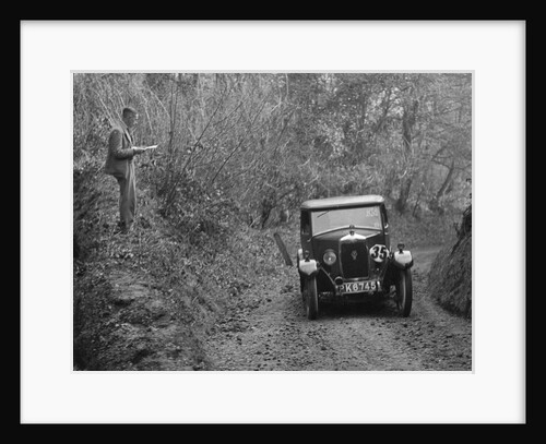 Riley Monaco competing in the JCC Half-Day Trial, 1930 by Bill Brunell