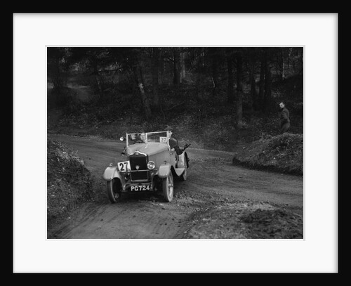 Standard Nine open 2-seater competing in the JCC Half-Day Trial, 1930 by Bill Brunell