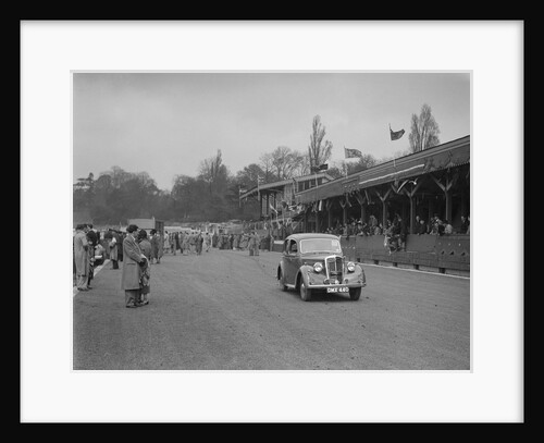 Standard saloon at a race meeting at Crystal Palace, London, 1939 by Bill Brunell