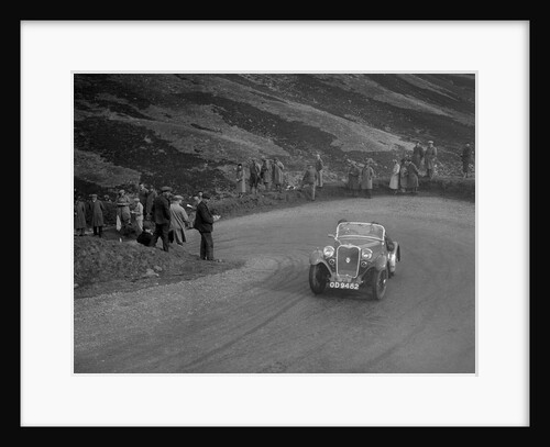 Singer Le Mans competing in the RSAC Scottish Rally, Devil's Elbow, Glenshee, 1934 by Bill Brunell