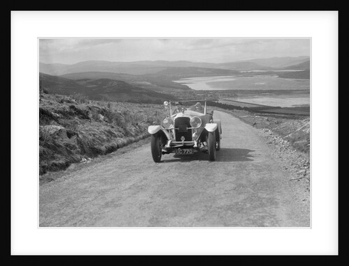 Vauxhall 30/98 of G Warburton competing in the RSAC Scottish Rally, 1934 by Bill Brunell