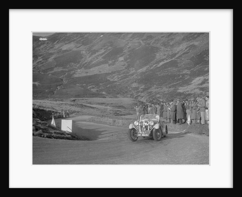 Singer Le Mans of Archie Langley at the RSAC Scottish Rally, Devil's Elbow, Glenshee, 1934 by Bill Brunell