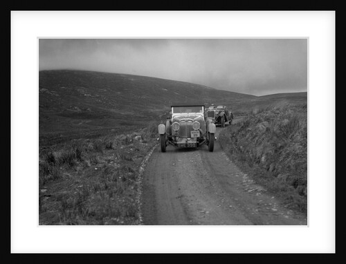 Aston Martin of Mrs JW Rutherford competing in the RSAC Scottish Rally, 1934 by Bill Brunell