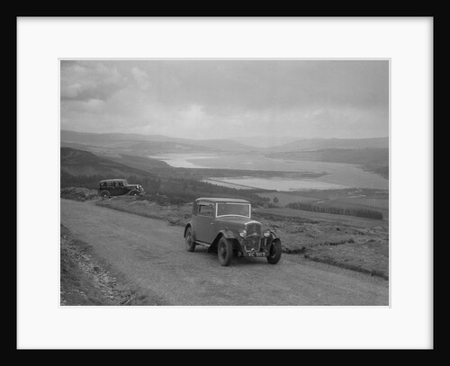 Rover coupe of G Ross competing in the RSAC Scottish Rally, 1934 by Bill Brunell
