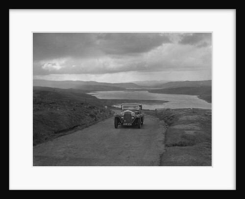 Bentley saloon of SK Thornley competing in the RSAC Scottish Rally, 1934 by Bill Brunell