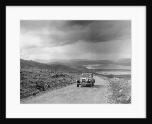 Alvis Speed Twenty saloon competing in the RSAC Scottish Rally, 1934 by Bill Brunell