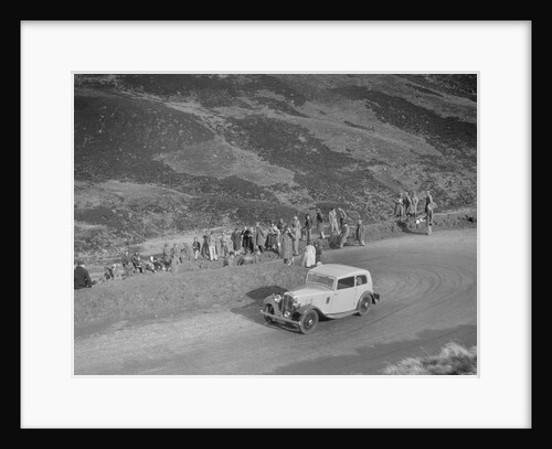 Austin 12/6 of JW Flewitt at the RSAC Scottish Rally, Devil's Elbow, Glenshee, 1934 by Bill Brunell