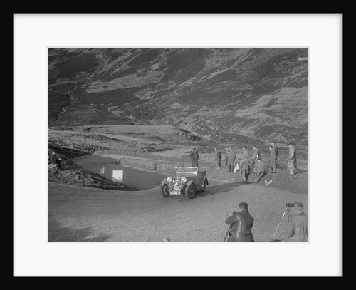 Wolseley Hornet of GF Collie competing in the RSAC Scottish Rally, Devil's Elbow, Glenshee, 1934 by Bill Brunell