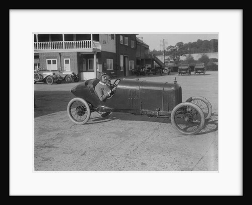 Andre Lombard in his Salmson at the JCC 200 Mile Race, Brooklands, Surrey, 1921 by Bill Brunell