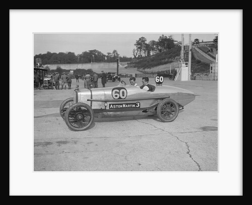 Bertie Kensington Moir in his Aston Martin at the JCC 200 Mile Race, Brooklands, Surrey, 1921 by Bill Brunell