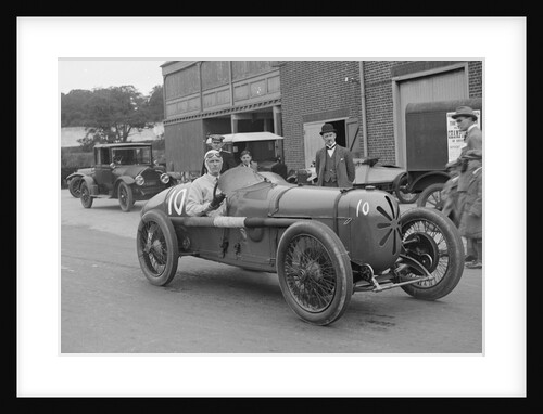 Henry Segrave in his Sunbeam 2 litre GP at Brooklands, Surrey, 1922 by Bill Brunell