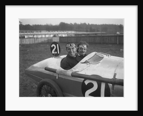 BA Davey in his AC at the JCC 200 Mile Race, Brooklands, Surrey, 1921 by Bill Brunell