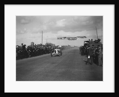 A Barlow's Benz 84hp at the finishing line, Southsea Speed Carnival, Hampshire, 1922 by Bill Brunell