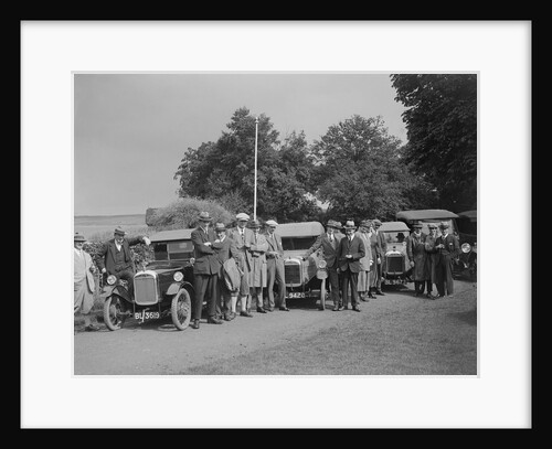 GWK cars at a demonstration event at Frensham Pond Hotel, Surrey, 1922 by Bill Brunell