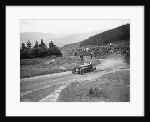 Sunbeam Coppa Florio type of Malcolm Campbell competing in the Caerphilly Hillclimb, Wales, 1923 by Bill Brunell