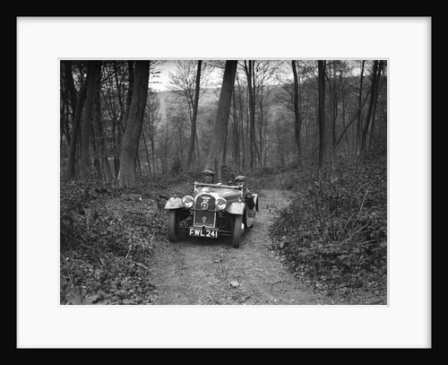 Morgan 4/4 at the Standard Car Owners Club Southern Counties Trial, Hale Wood, Chilterns, 1938 by Bill Brunell