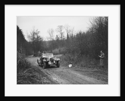 Triumph Gloria Southern Cross competing in the Great West Motor Club Thatcher Trophy, 1938 by Bill Brunell