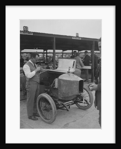 Douglas racing car of SL Bailey at the JCC 200 Mile Race, Brooklands, Surrey, 1921 by Bill Brunell