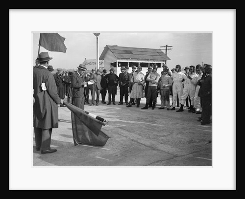 Drivers at the JCC 200 Mile Race, Brooklands, Surrey, 1921 by Bill Brunell