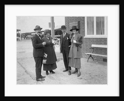 Hugh McConnell, Chief Scrutineer at Brooklands motor racing circuit, Surrey, c1930s by Bill Brunell