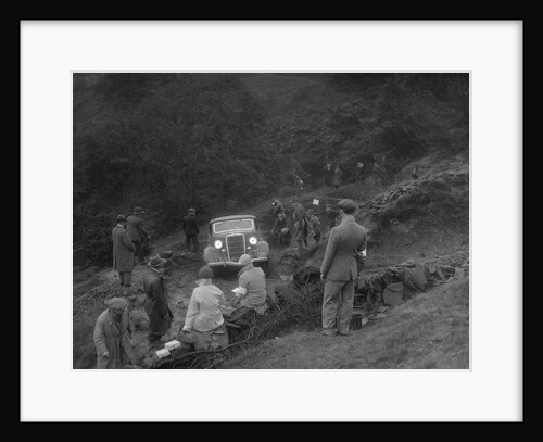 Ford V8 drop head coupe of GM Denton competing in the MCC Sporting Trial, 1935 by Bill Brunell