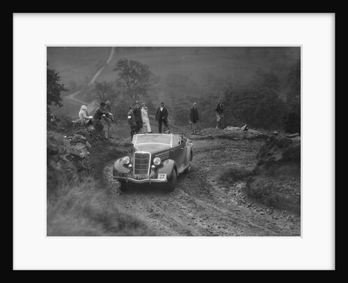Ford V8 of CAH Cann competing in the MCC Sporting Trial, 1935 by Bill Brunell