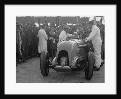 Bentley single-seater of Tim Birkin, winner of a race at a BARC meeting, Brooklands, 1930 by Bill Brunell