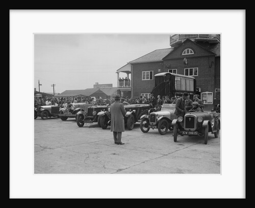 Cars at Brooklands, Surrey, c1930s by Bill Brunell