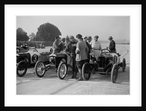 Salmson and two GNs, JCC 200 Mile Race, Brooklands, 1922 by Bill Brunell