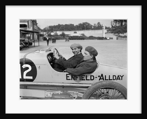 Enfield-Allday of Woolf Barnato at the JCC 200 Mile Race, Brooklands, 1922 by Bill Brunell