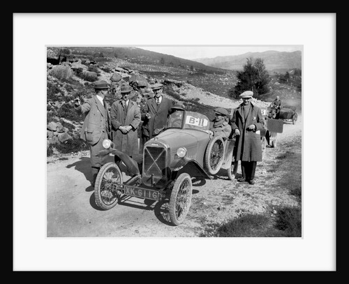 Salmson open sports 2-seater of Armand Bovier at the Scottish Light Car Trial, 1922 by Bill Brunell