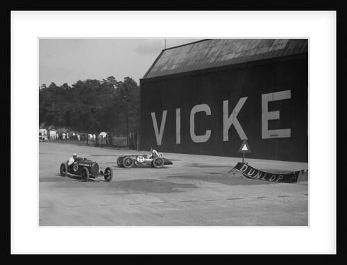 Bugatti Special 5 racing at a BARC meeting, Brooklands, 1933 by Bill Brunell