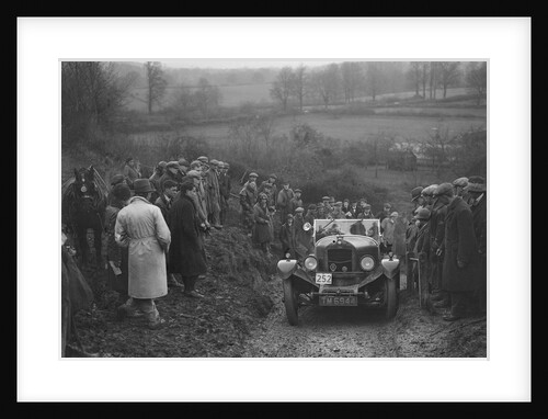 Crossley of HJ Stroud competing in the MCC Exeter Trial, Ibberton Hill, Dorset, 1930 by Bill Brunell