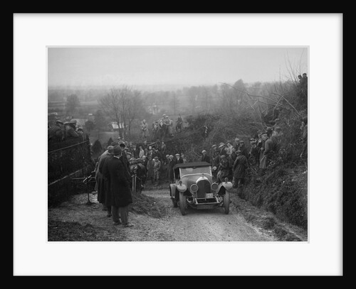 Bentley of FE Elgood competing in the MCC Exeter Trial, Ibberton Hill, Dorset, 1930 by Bill Brunell