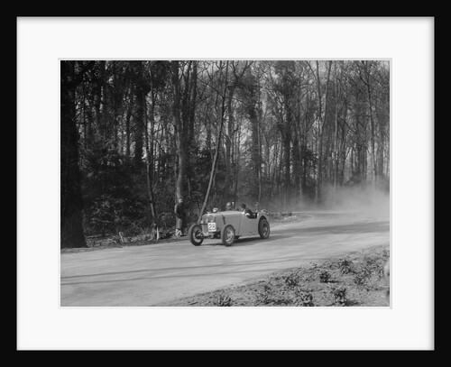Singer of JR Baker at Coppice Corner, Donington Park, Leicestershire, 1933 by Bill Brunell