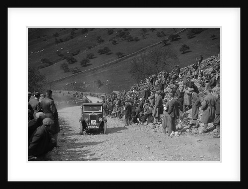 Morris Minor of FWJ Bolton competing in the MCC Edinburgh Trial, Park Rash, Yorkshire Dales, 1930 by Bill Brunell